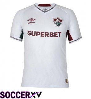 Fluminense Away Soccer Jersey White 2025/2026