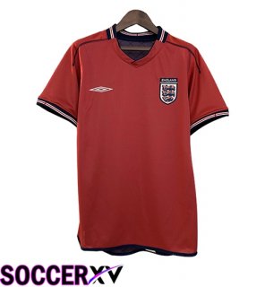 England Retro Away Soccer Jersey 2002