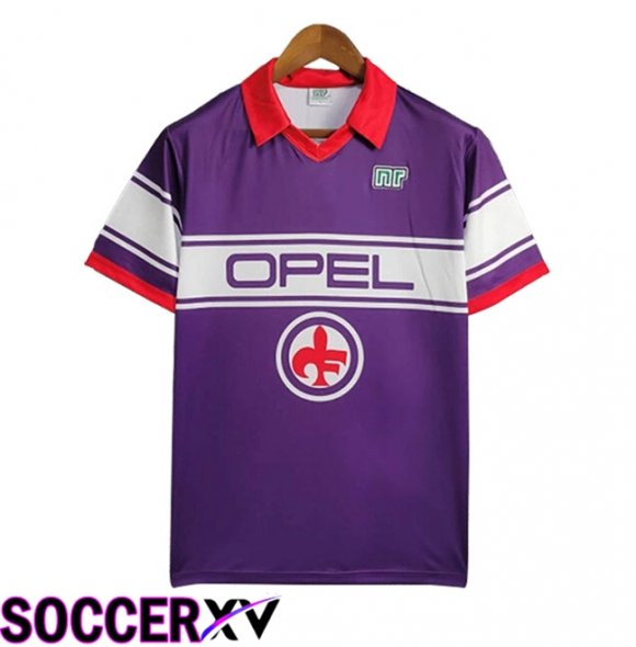 ACF Fiorentina Retro Home Soccer Jersey 1984/1985