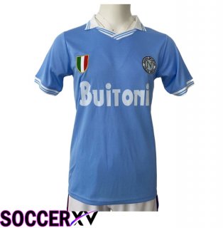 SSC Napoli Retro Home Soccer Jersey 1986/1987