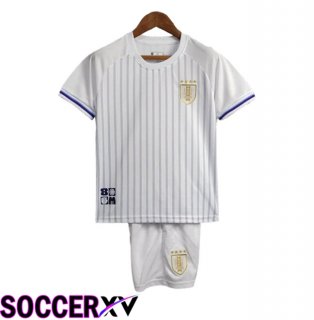 Uruguay Kids Away Soccer Jersey 2024/2025