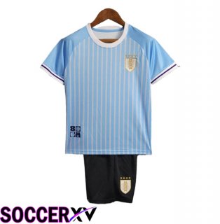 Uruguay Kids Home Soccer Jersey 2024/2025