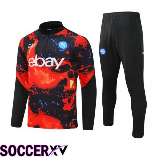 SSC Napoli kit Training Tracksuit Red Black 2024/2025