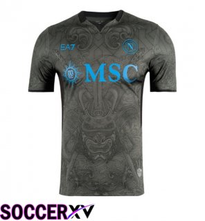 SSC Napoli Third Soccer Jersey Grey 2024/2025