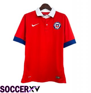 Chili Retro Home Soccer Jersey Red 2015-2016