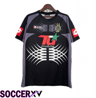 Juventus Retro Goalkeeper Soccer Jersey Black 2001-2002