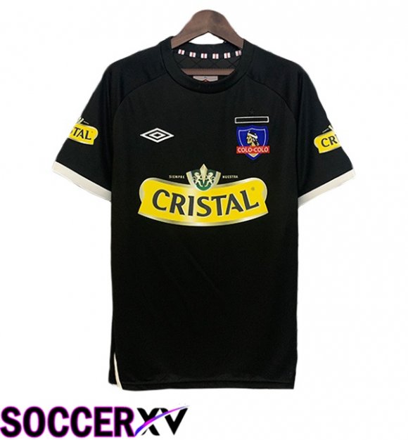 Colo-Colo Retro Away Soccer Jersey Black 2001