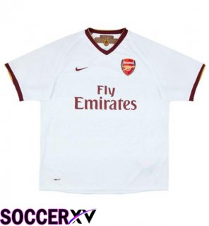Arsenal Retro Home Soccer Jersey White 2007-2008