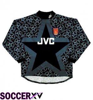 Arsenal Retro Goalkeeper Soccer Jersey Long sleeve Grey 1994-1995