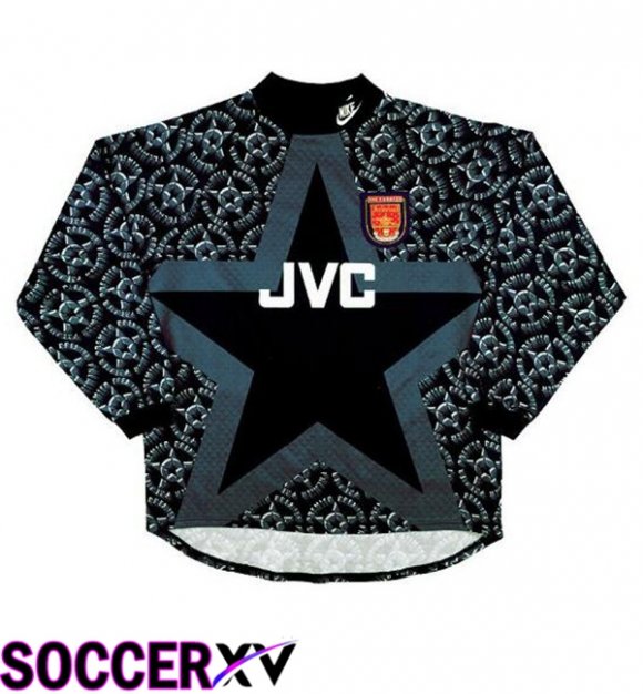 Arsenal Retro Goalkeeper Soccer Jersey Long sleeve Grey 1994-1995