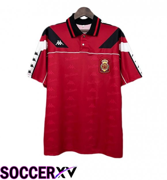 RCD Mallorca Retro Home Soccer Jersey Red 1994-1995