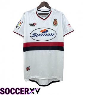 RCD Mallorca Retro Away Soccer Jersey White 2001-2002