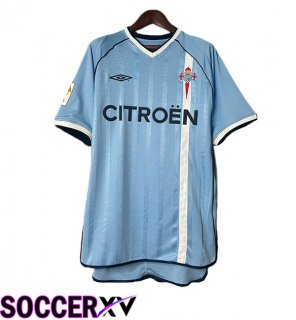 Celta Vigo Retro Home Soccer Jersey Blue 2001-2002