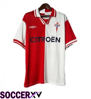 Celta Vigo Retro Away Soccer Jersey White Red 2001-2002