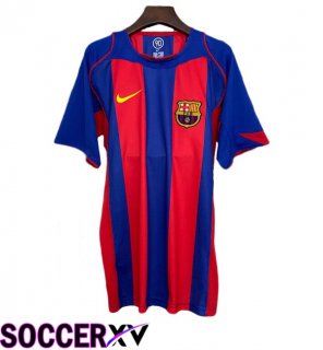 FC Barcelona Retro Home Soccer Jersey Blue Red 2004-2005