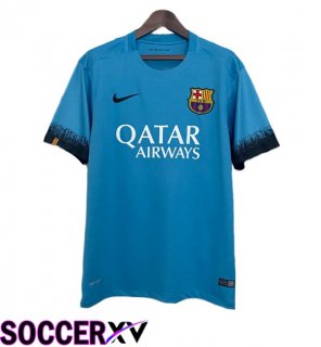 FC Barcelona Retro Third Soccer Jersey Blue 2015-2016