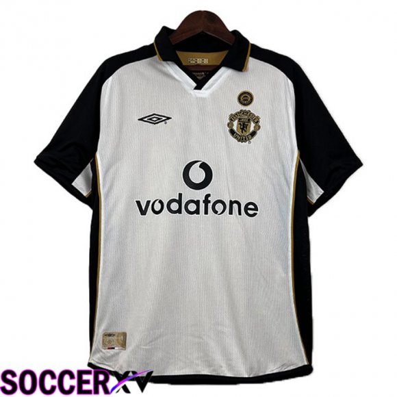 Manchester United Retro Soccer Jersey 100th Anniversary Edition White