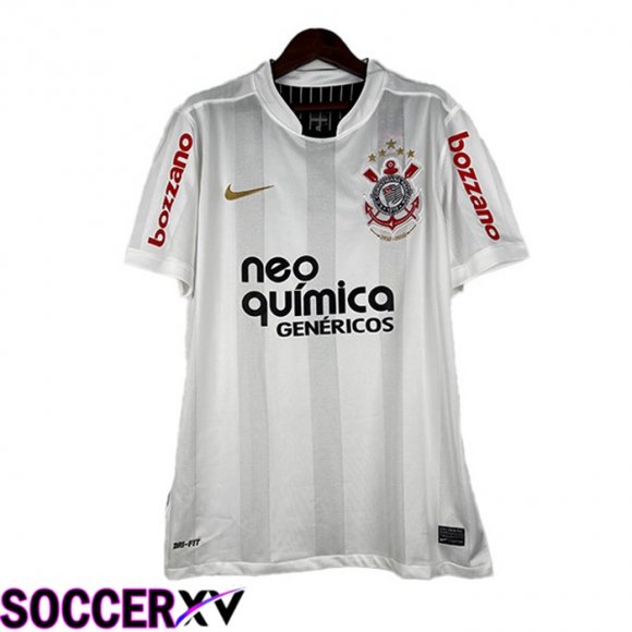 Corinthians Retro Soccer Jersey Home White 2010