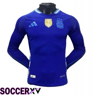 Argentina Away Soccer Jersey Long sleeve 2024/2025