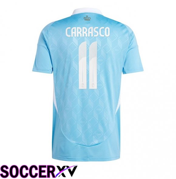 Belgium (CARRASCO 11) Away Soccer Jersey UEFA Euro 2024