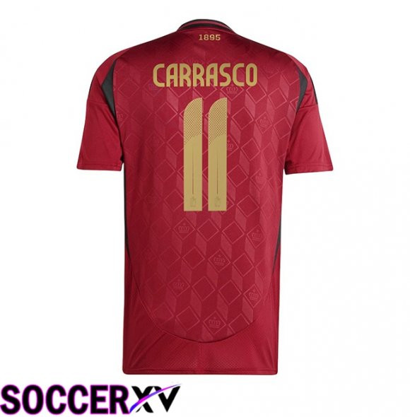 Belgium (CARRASCO 11) Home Soccer Jersey UEFA Euro 2024