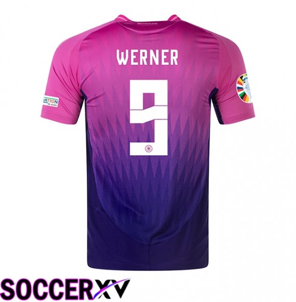 Germany (WERNER 9) Away Soccer Jersey UEFA Euro 2024