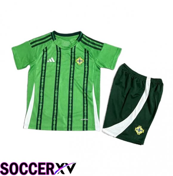 North Ireland Kids Home Soccer Jersey 2024/2025