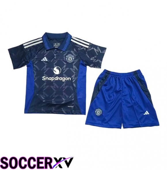 Manchester United Kids Away Soccer Jersey 2024/2025