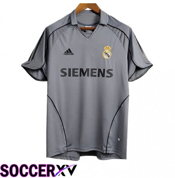 Real Madrid Retro Away Soccer Jersey 2 2005/2006