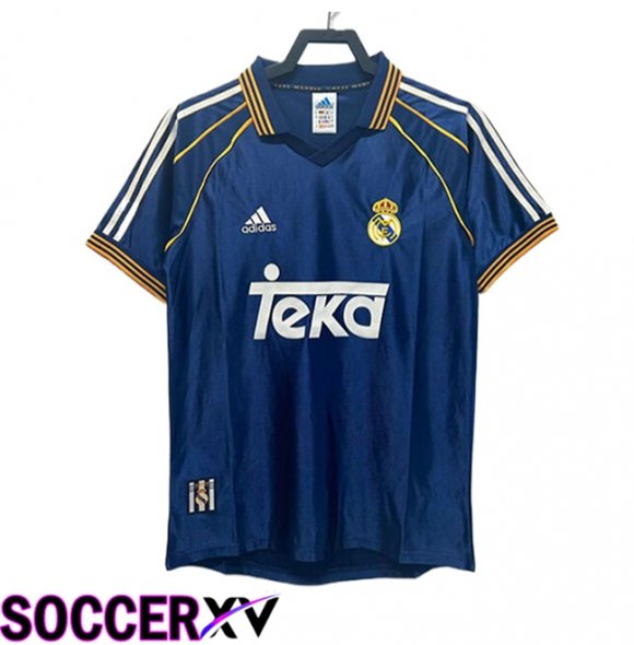 Real Madrid Retro Home Soccer Jersey 1998-1999