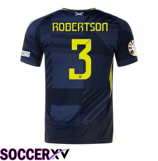 Scotland (ROBERTSON 3) Home Soccer Jersey UEFA Euro 2024