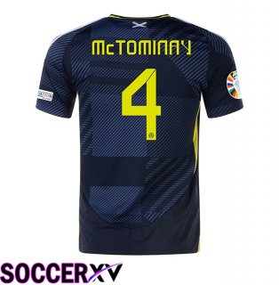 Scotland (McTOMINAY 4) Home Soccer Jersey UEFA Euro 2024