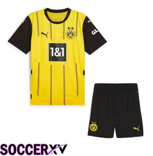 Dortmund Kids Home New Soccer Jersey 2024/2025