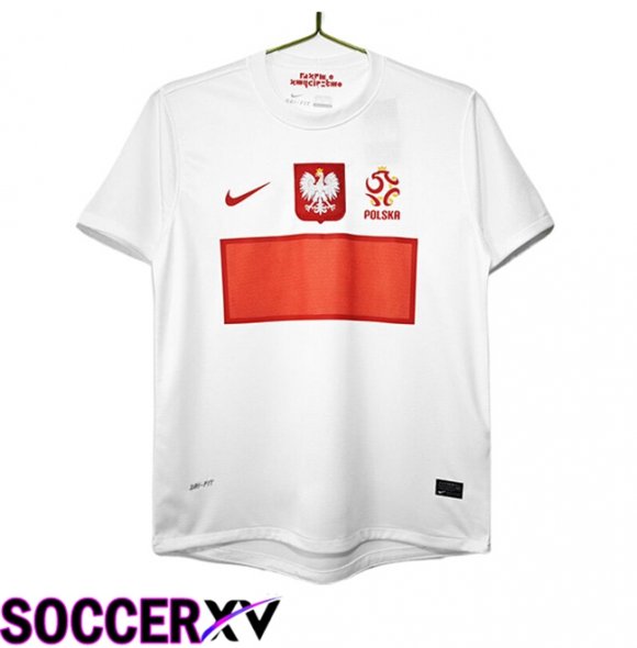 Poland Retro Home Soccer Jersey 2012