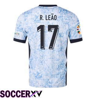 Portugal (R.LEAO 17) Away Soccer Jersey 2024/2025