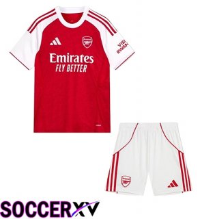 Soccer Jersey Arsenal Kids Home 2025/2026