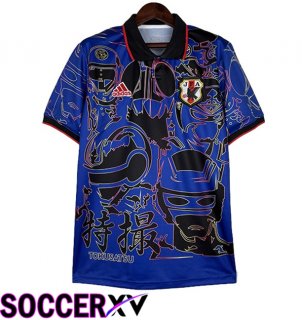 Japan Special Edition Soccer Jersey Blue Marine 2024/2025