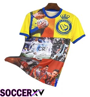 Soccer Jersey Al-Nassr Ronaldo Commemorative Edition Yellow 2025/2026