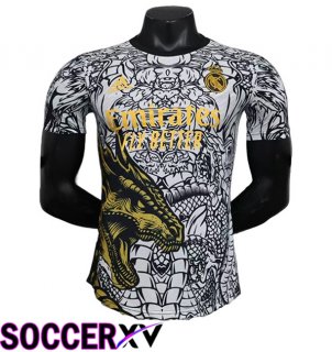 Real Madrid Special Edition Soccer Jersey White/Black 2024/2025