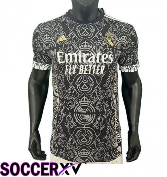 Real Madrid Special Edition Soccer Jersey Black 2024/2025