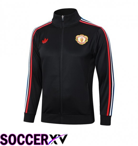 Manchester United Training Jacket Black 2024/2025