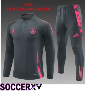 Germany Kids kit Training Tracksuit Grey 2024/2025