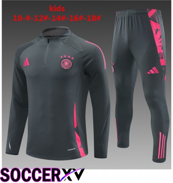 Germany Kids kit Training Tracksuit Grey 2024/2025