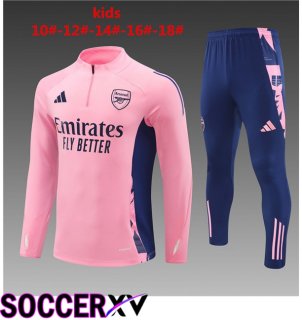 Arsenal Kids kit Training Tracksuit Pink 2024/2025