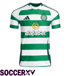 Celtic FC Home Soccer Jersey Green White 2024/2025