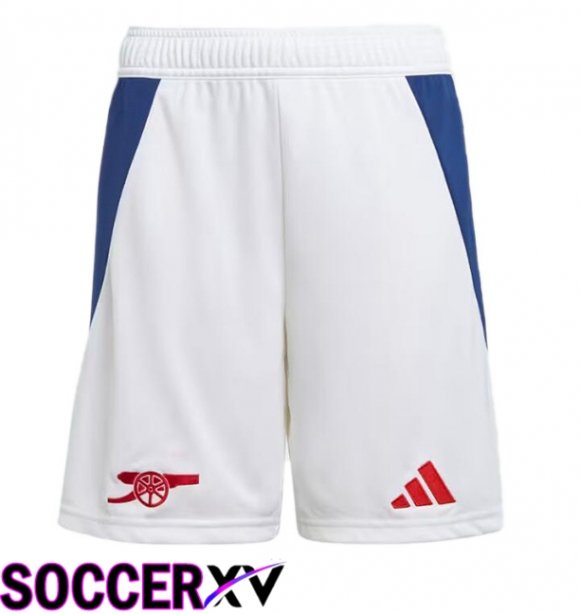 Arsenal Home Soccer Shorts White 2024/2025