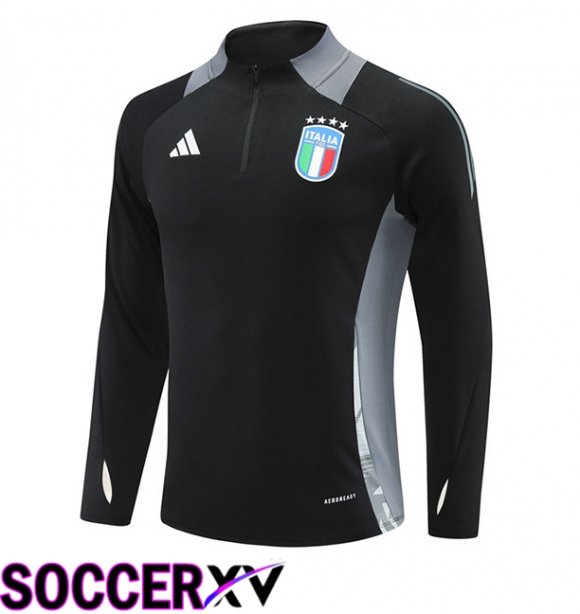 Italy Training Sweatshirt Black 2024/2025