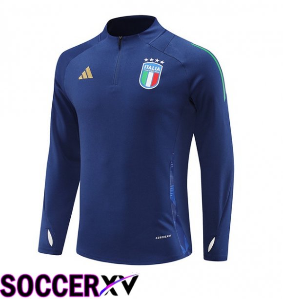 Italy Training Sweatshirt Blue Royal 2024/2025