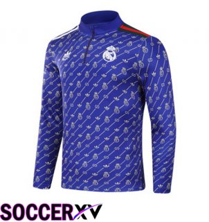 Real Madrid Training Sweatshirt Blue 2024/2025