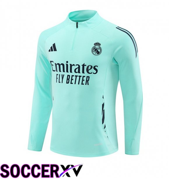 Real Madrid Training Sweatshirt Green 2024/2025